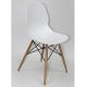 Lucia White KD Side Chair